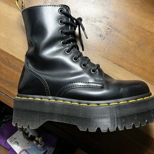 JADON BOOT SMOOTH LEATHER PLATFORMS